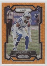 2023 Panini Prizm Rookies Orange Wave Prizm 44/60 Julius Brents #346 0iy4