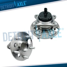 Pair Rear Wheel Hub and Bearing Assembly for 2008 - 2015 Scion XB 5 Bolts ABS