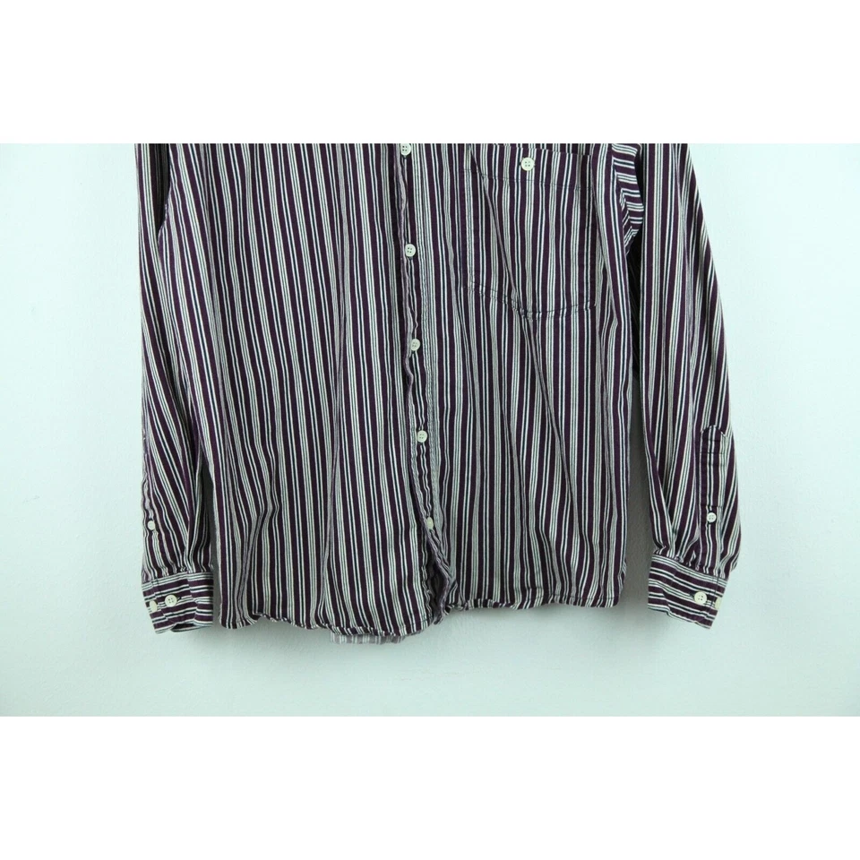 Camisa De Colección Para Hombre Grande Con Botones Años 90 Papá Normcore Preppy Dark Academia Foto 4 de 4