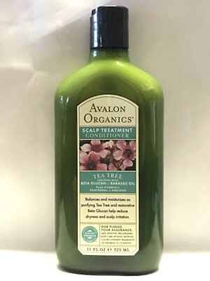 Avalon Organics, Scalp Treatment Conditioner, Tea Tree With Beta Glucan, 11 oz.