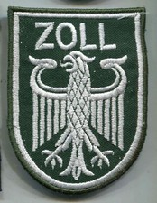 Zoll Brustabzeichen mgestickt 80 mm (93)