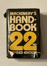 Machinerys Handbook Franklin D Jones Erik Oberg and Holbrook H Horton 22nd