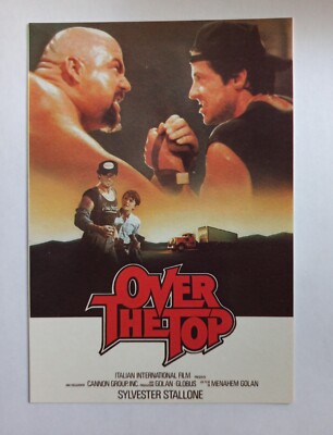 AK Ansichtskarte Film OVER THE TOP Le Arm de fer Sylvester Stallone