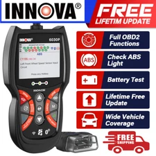 INNOVA 6030P Engine ABS Car OBD2 Scanner Automotive Diagnostic Scan Tool Battery