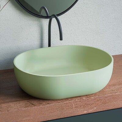 Ruvati 19'' epiStone Solid Surface Bathroom Vessel Sink- RVB2119GN