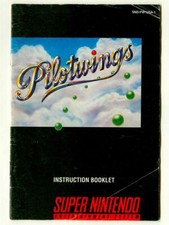 PILOTWINGS Super Nintendo SNES, 1991 Instructions Manual Pilot Wings 