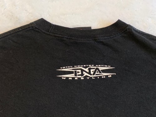 Maglietta Y2K Sting TNA 2007 Wrestling Taglia XL 30”L x 23”C Nera - Foto 10 di 10