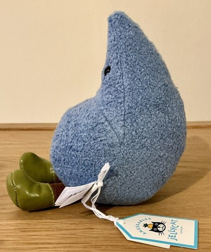 13cm Jellycat Amuseables Happy Raindrop Rain Drop plush doll Tag+ Dust Bag new - Picture 6 of 8