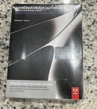 Adobe Photoshop Lightroom 3 Student and Teacher Edition Brand New Sealed