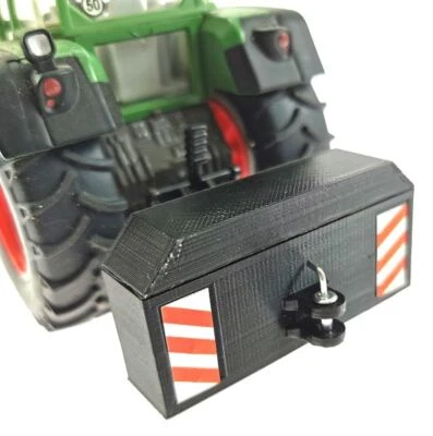 TRECKERHELD Heckgewicht Dyskolos für Siku Traktoren 1:32