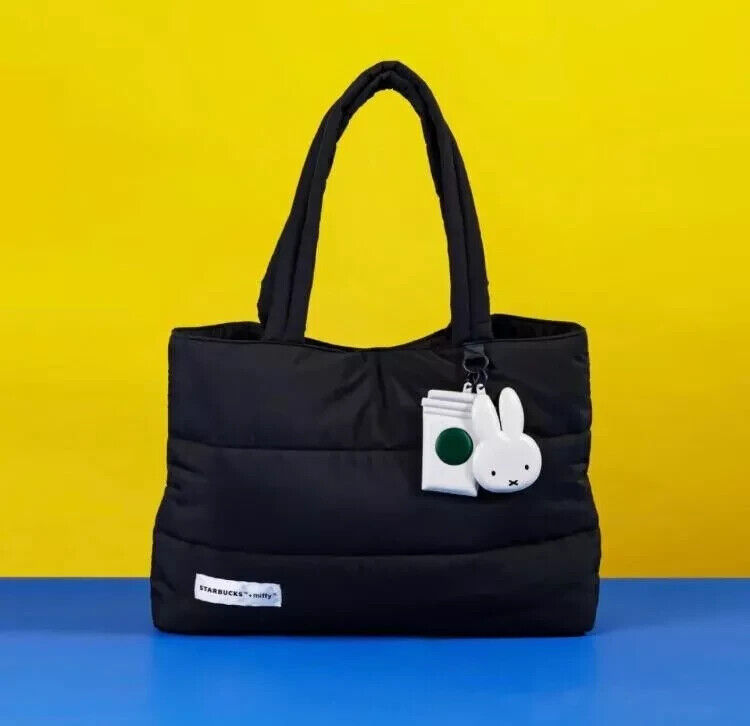 Starbucks x Miffy Collaboration Tote Bag Black Limited Starbucks x Miffy Collaboration Tote Bag Black Limited