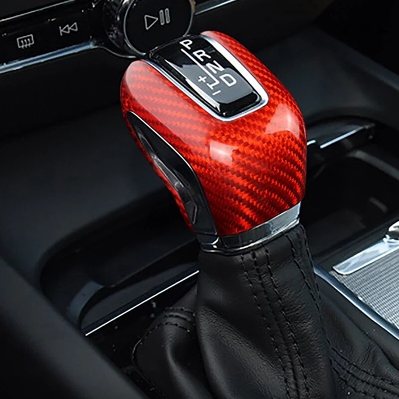 For Volvo S60 V60 2020 XC60 XC90 1820 Carbon Fiber Gear Shift Knob