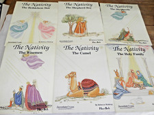 LOT OF 6 Serendipity Designs THE NATIVITY Counted Cross Stitch Patterns MAR BEK