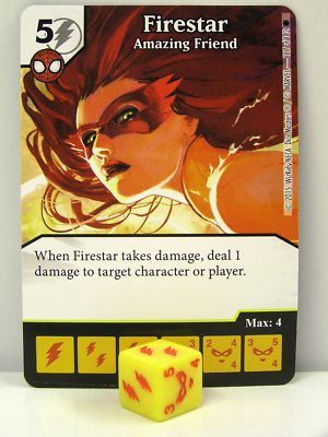 Marvel Dice Masters - #117 Firestar - Amazing Friend - Amazing Spider-Man