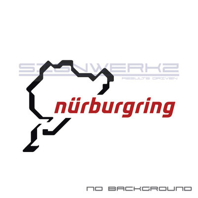 Nurburgring Decal Sticker Track Racing JDM Euro Circuit Raceway two color Pair