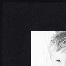 ArtToFrames Picture Frame Custom 1" Satin Black Wood 4654 Small