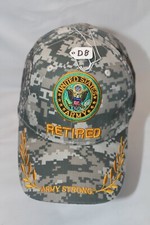 United States Army Retired Hat Cap In Digital Camo