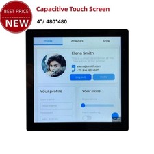 ESP32S3 4" 480 480 RGB Screen Module Capacitive Touch Screen for Wifi Bluetooth