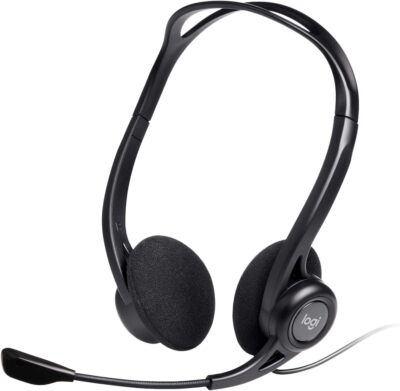 Logitech PC 960 Kabelgebundenes Stereo Headset USB mit Noise-Cancelling