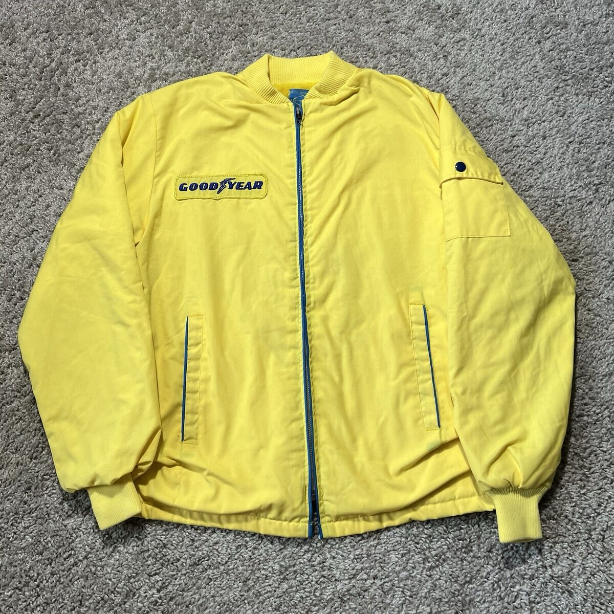 Vintage Goodyear Official Racing Jacket 1970s Zip Sports Vintage Goodyear Official Racing Jacket 1970s Zip Sports