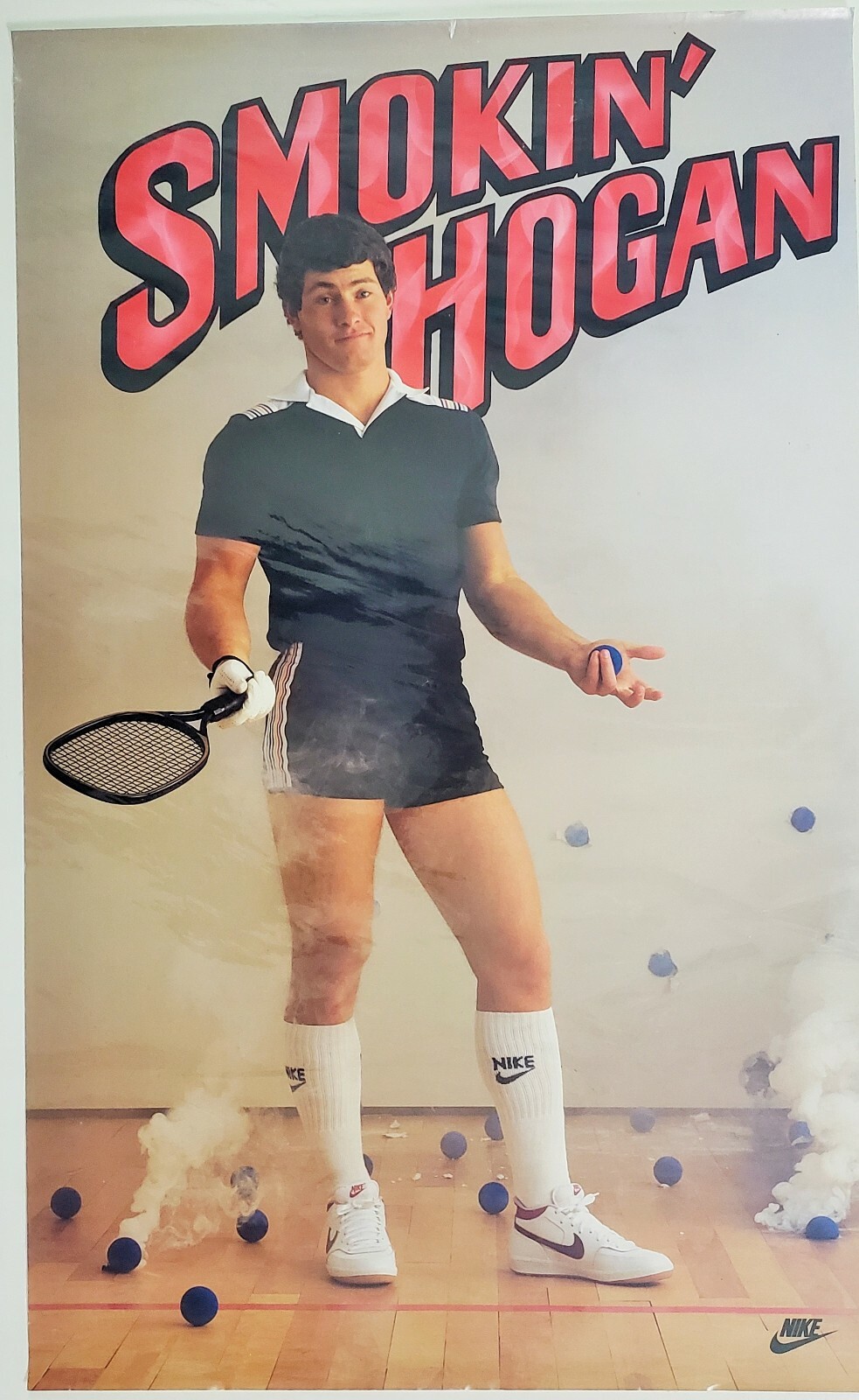 Raquette De Squash Hogan 60 Marty Hogan – Vintage USA, Avec Housse