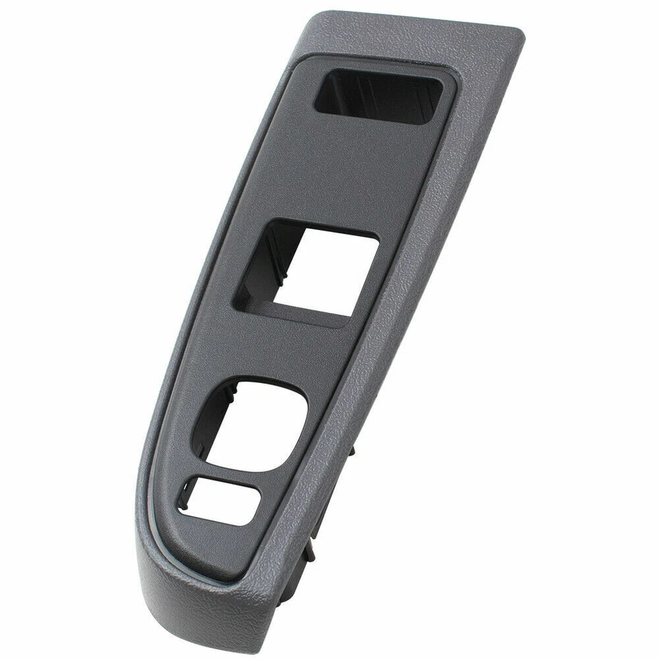 Dark Gray Driver Side Window Switch Trim For 03-07 Silverado Sierra 89045124 - Image 2 of 4