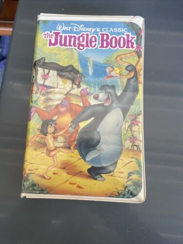 Walt Disney Classic: The Jungle Book VHS 1991 Black Diamond - Afbeelding 1 van 4
