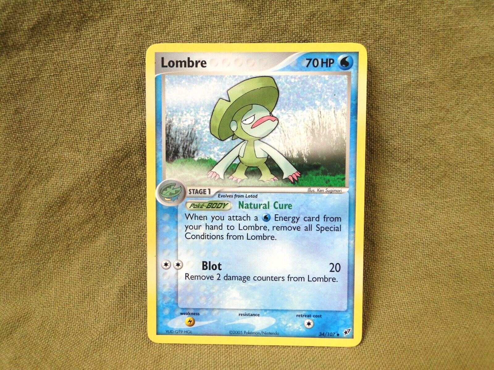 Pokemon Trading Card - EX Deoxys: Lombre 34/107