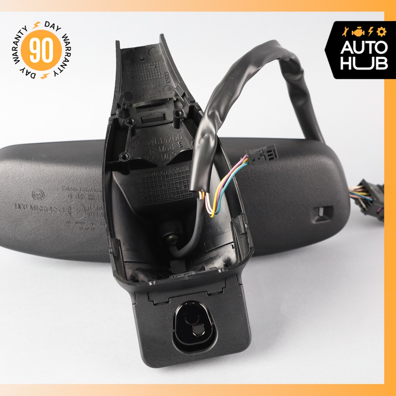 08-19 Maserati GranTurismo GranCabrio M145 Interior Rear View Mirror Black OEM