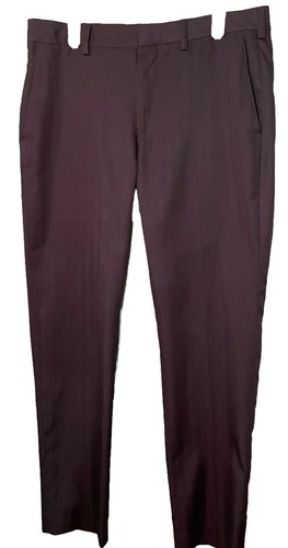 Louis Raphael Trousers Dress Pants Mens Tailored 34x32 Navy Textured Stripe