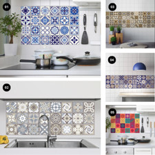 4"x4" Peel and Stick Tile Decals Kitchen Backsplash Bathroom Self Adhesive DIY