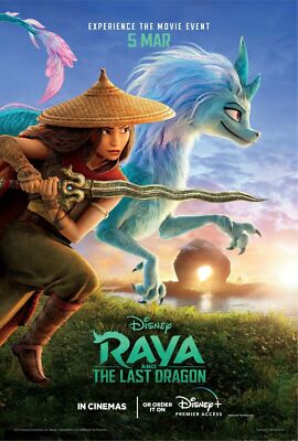Raya And The Last Dragon Movie Poster (20x30) - Kelly Marie Tran, Awkwafina v3