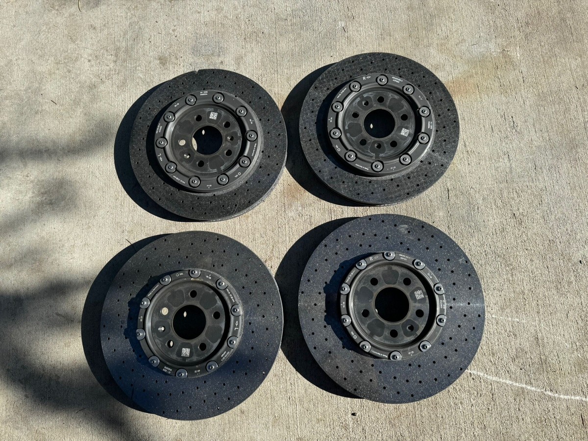 2019 Lamborghini Huracan Audi R8 Carbon Ceramic rotors Complete