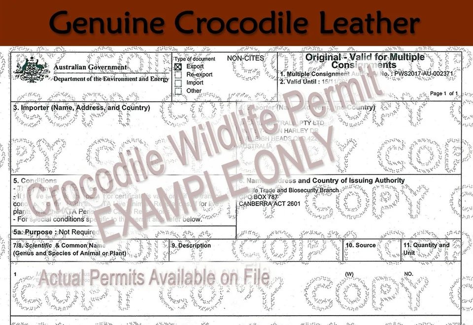 【oZtrALa】BANDA SOMBRERO Cuero COCODRILO Para Hombres AUSTRALIANO Outback DUNDEE Vaquero Aussie Foto 3 de 4