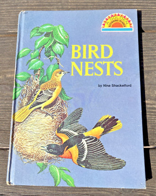Bird Nests by Nina Shackelford Golden Beginning Reader 1969 Nature Eggs Chicks