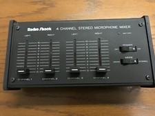 Radio Shack Stereo Microphone Mixer 4 Channel 32-1105A