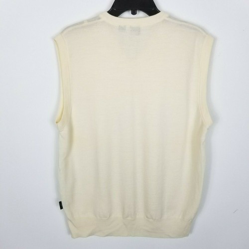 Hugo Boss Golf Mens Cream Wool 