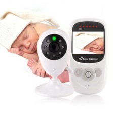 2.4" Digital Wireless Baby Monitor Night Vision Video Audio Camera 2 Way Talk