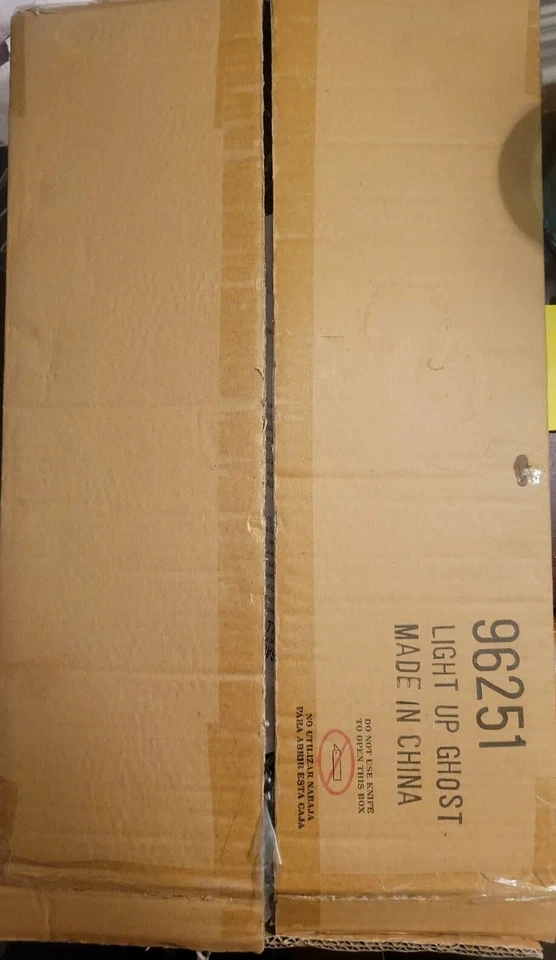 Set Of 2 Lovable Light Up GHOSTS Garden Yard Stakes Outdoor Halloween Decor 30"H - Image 3 of 4