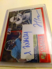 ISAIAH LIKELY TRUE 1/1 AUTO DUAL RC 💥📈 GOLD RED FLOOD 2022 PRO SET TRUE 1 OF 1