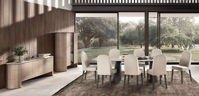 ESF Dune 8 Piece Dining Room Set Made in Italy by Status Italy