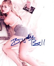Byrdie Bell Signed Autographed 8x10 Photo Sexy Hot Model COA VD