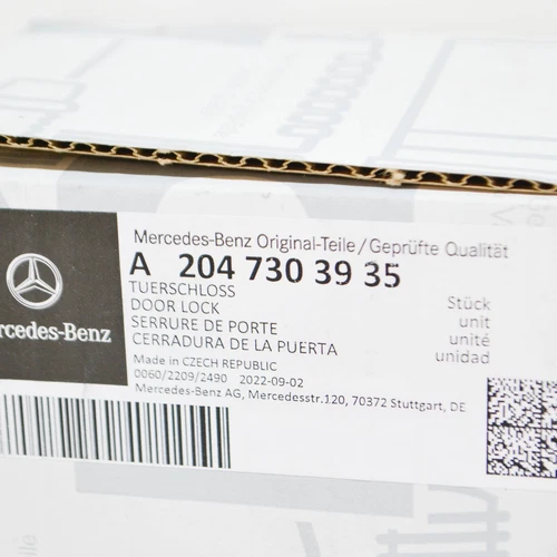 NEU MERCEDES-BENZ C W204 TÜRSCHLOSS HINTEN LINKS A2047303935 ORIGINAL - Bild 9 von 12