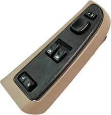 SWITCHDOCTOR Window Master Switch &  Tan Bezel 2003-2007 Chevrolet Silverado