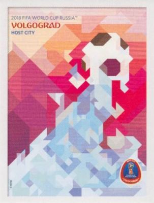 Panini Sticker Fußball WM 2018 Russia Nr. 26 Volgograd Poster Spielort NEU Bild