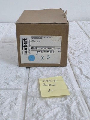 BURKERT 2508 12-24V AC/DC Steckverbindung 28 mm 00008360