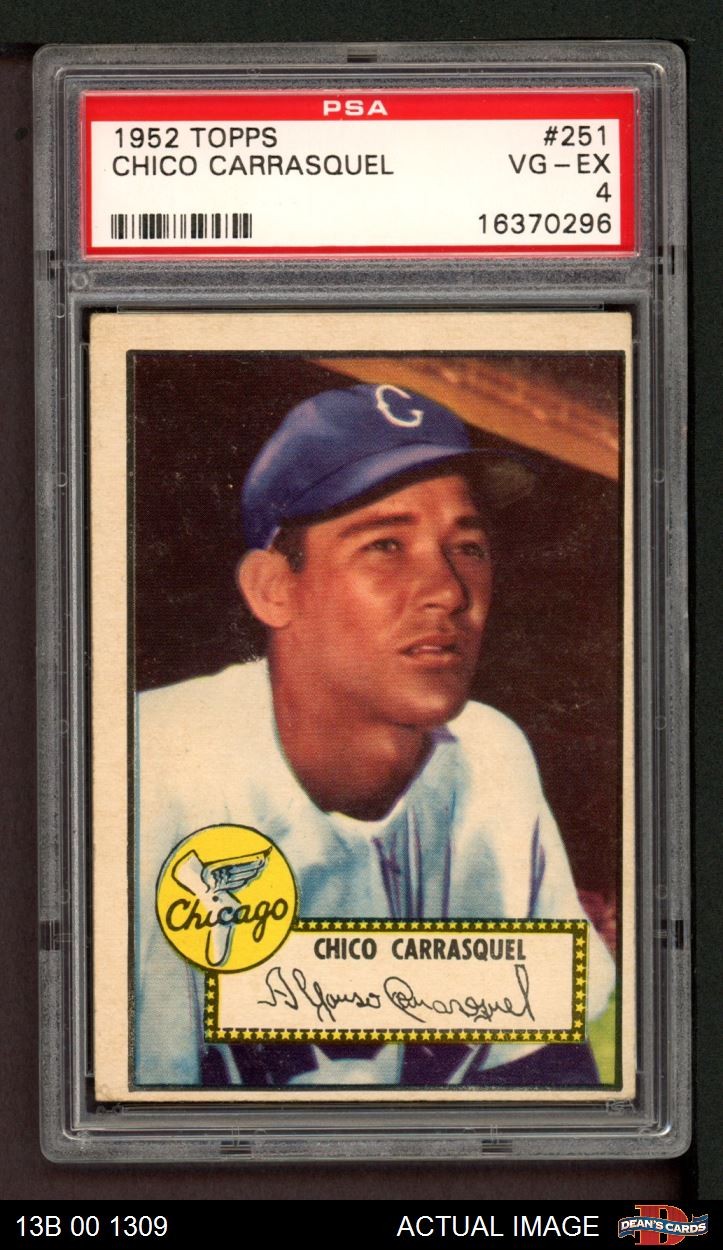 1952 Topps #251 Chico Carrasquel White Sox PSA 4 - VG/EX