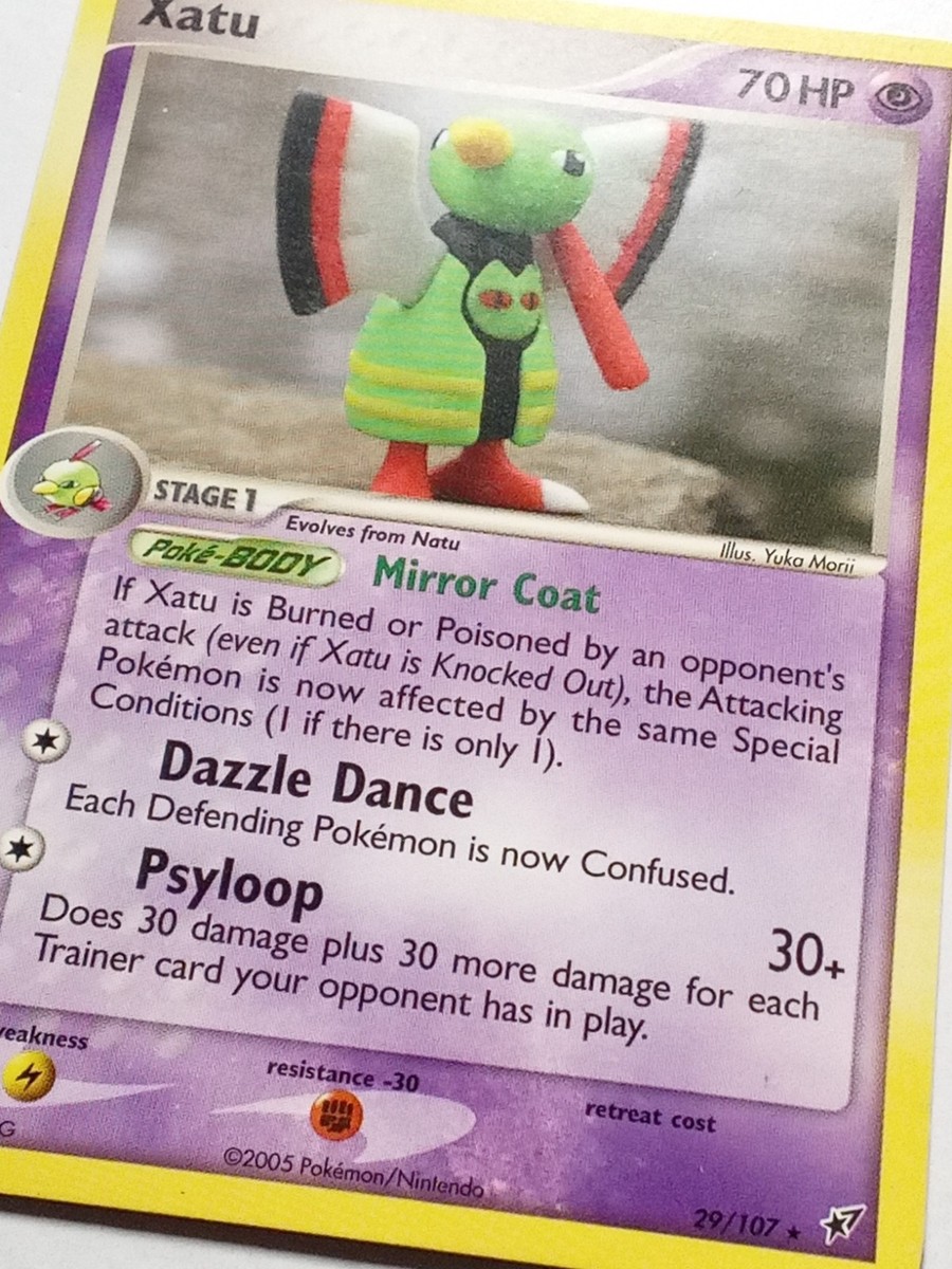 Xatu 29/107 VLP - Yuka Morii Clay Art - EX Deoxys Pokemon Card | eBay