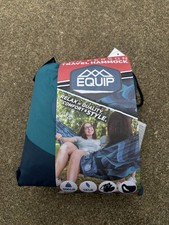 NEW Equip Nylon 2 Person Travel Hammock -Blue