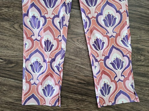 ZARA High Rise Slim Fit Floral Ankle Pants Size 2 - Picture 10 of 10